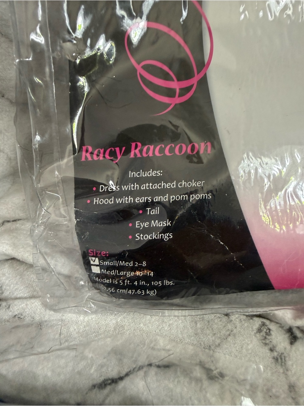 Racy Raccoon Costume - Picture 6 of 6